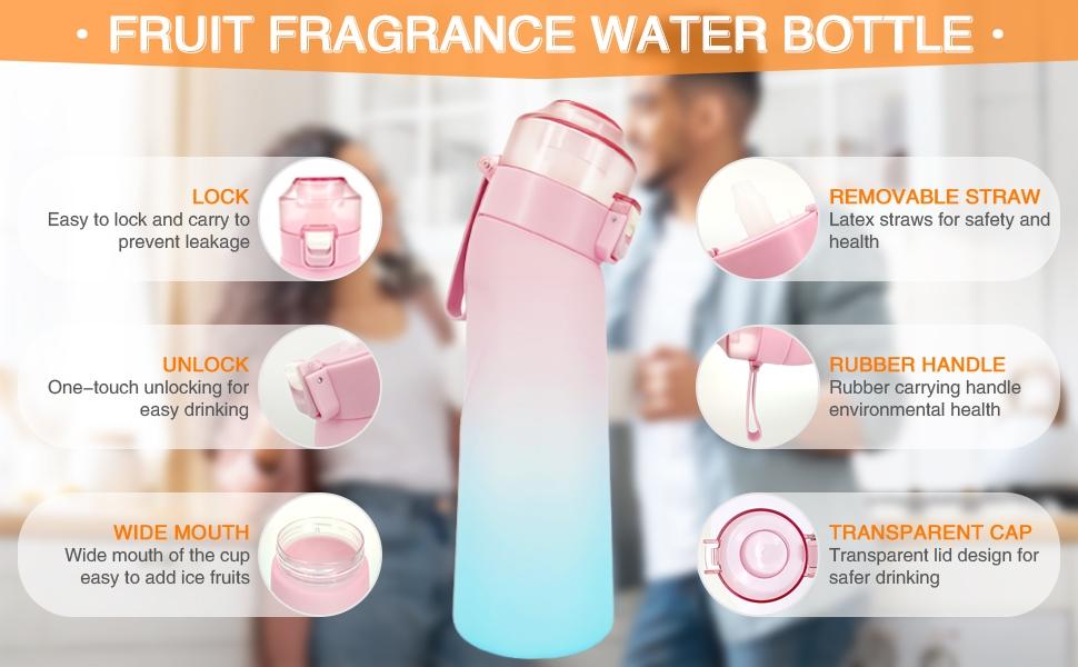 Up® Original Gen2 Personalized Fruit Flavor Water Bottle, Includes 7 Fruit Clips, Converts Plain Water to Flavored, Healthy Drinking for Youngsters & Students