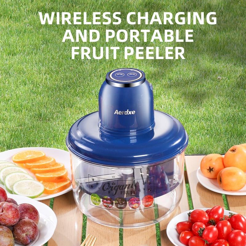 Automatic Electric Fruit Peeler Machine, Home Use Kitchen Tool for Peeling Fruits & Vegetables, Efficient Time-Saving Design