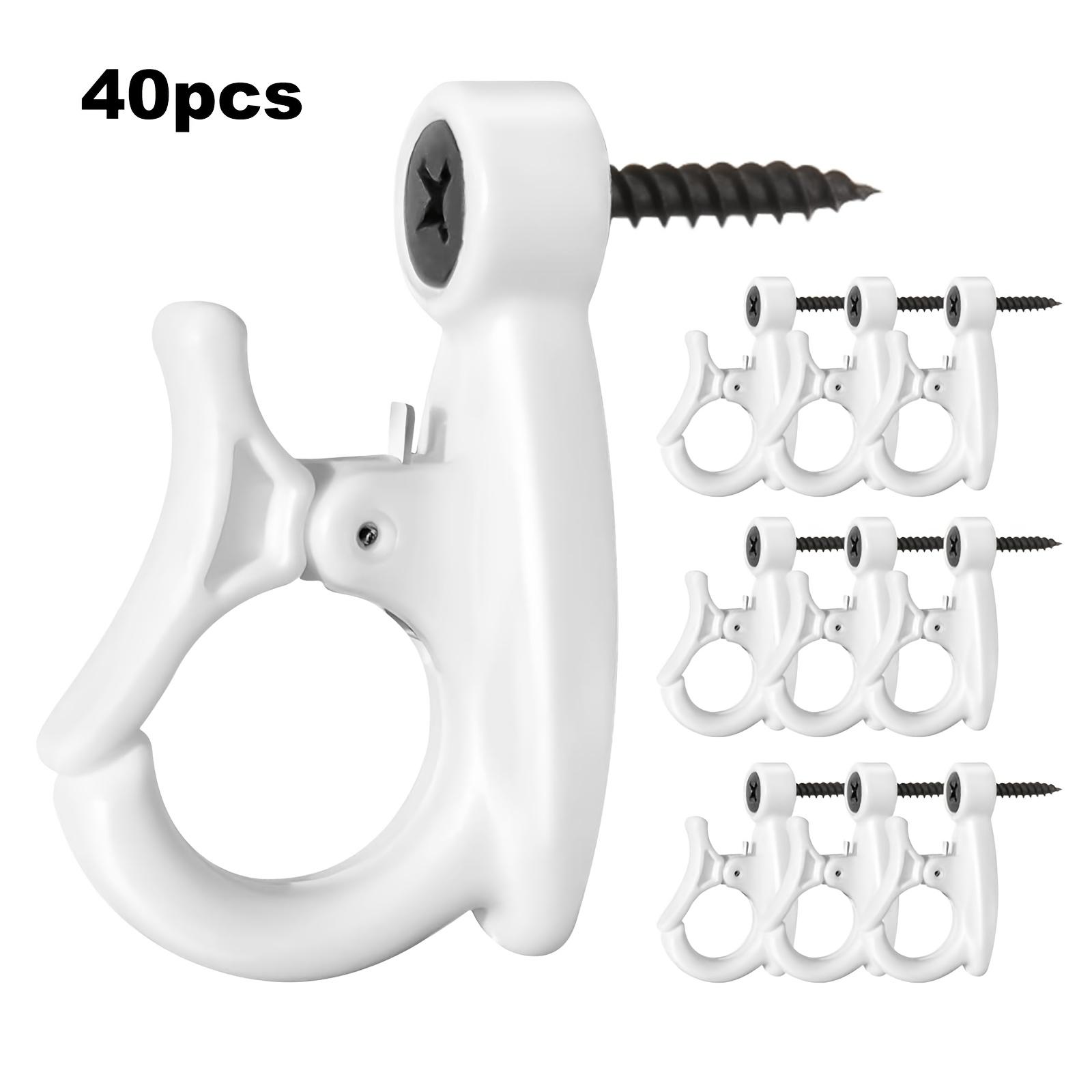 Multifunctional Screw-In Hooks, Hangers for String Lights, Plants, Wind Chimes, Halloween Christmas Patio Decor