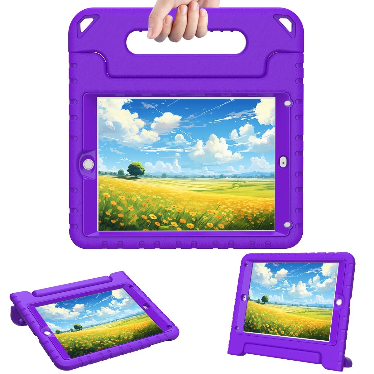 iPad Series Protective Case with Screen Protector, Shockproof Foldable Handle Stand, Durable iPad Cover, Tablet Protective Cover Accessories