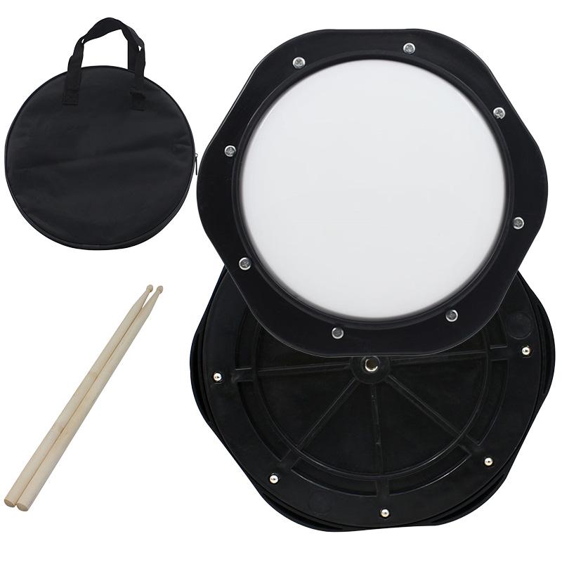 10 Inch Mute Drum Pad Metronome Set, Mute Drum Pad with Mute Drum Stick, Percussion Instrument Accessories for Home School