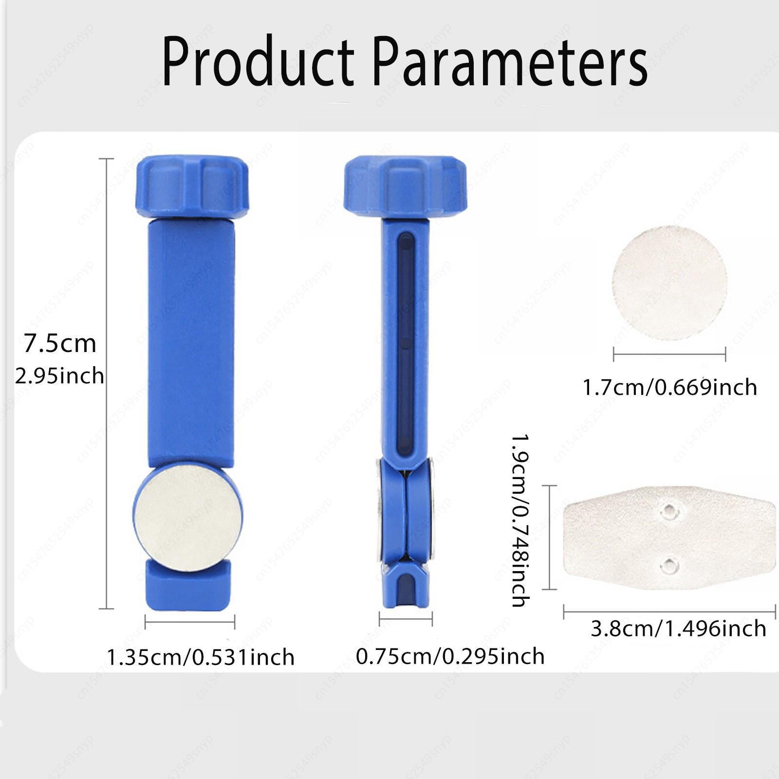 2-In-1 Durable Steel Bicycle Brake Pad Expander Tool, 360° Rotatable Hydraulic Brake Caliper Piston Resetter, Ceramic Piston Non-Damaging