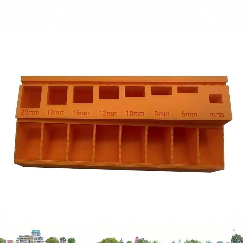 3D Printed M3 Bolt Organizer, New Creative Household Bolt Sorter Tool Ornament for Garage Workshop Home Storage Toolbox