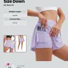 Women's Nylon Spandex Tennis Shorts Skirt, Spring Summer Sporty Fitted Short Pants with Drawstring, Anti-Slip Natural Waist, Tennis Golf Skorts, Skirts With Shorts Underneath, Workout Skort, Stretchy Sports Skort, Sports Skorts