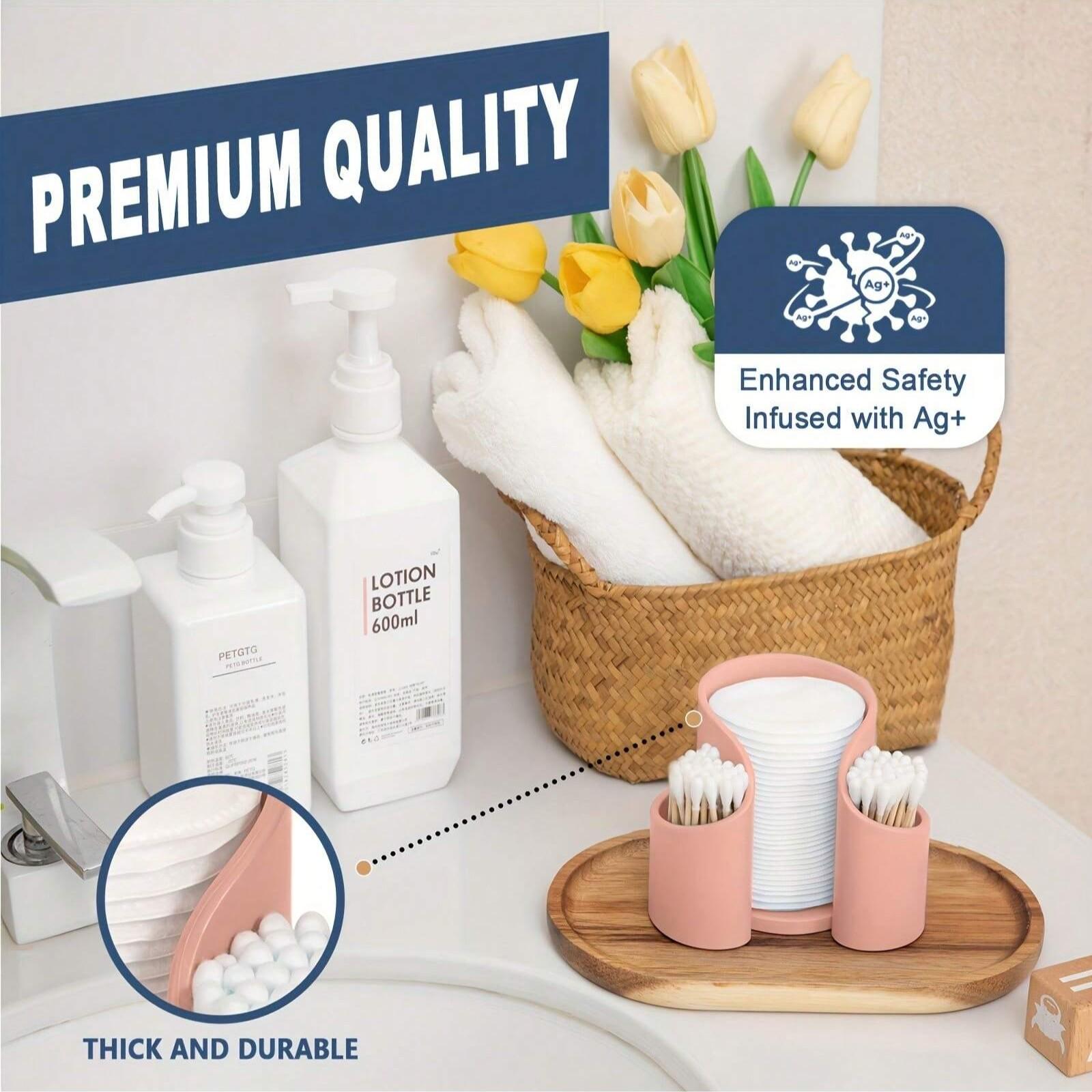 Bathroom Storage Organizer Set, Bathroom Organizer Supplies, Bathroom Accessories & Organizers, Durable Plastic Material, Ideal for Bathrooms & Closets