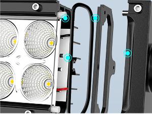 Nilight 52 Inch Spot Flood Combo Led Light Bar 2PCS 4Inch 18W Spot LED Fog Lights With Off Road Wiring Harness- 3 Leads led Underglow Car Nilight 52 Inch Spot Flood Combo Led Light Bar 2PCS 4Inch 18W Spot LED Fog Lights With Off Road Wiring Harness- 3 Leads led Underglow Car