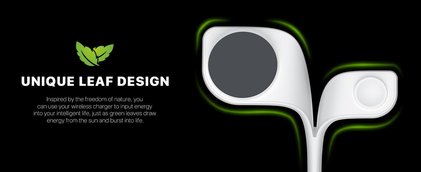 Real Wireless Charging Dock/2025 New Year Gifts EXW 5-in-1 Magnetic Desktop Fast Charging Station for Multiple Devices for iPhone 16/15/14/13/12 Series& Apple Watch & AirPods