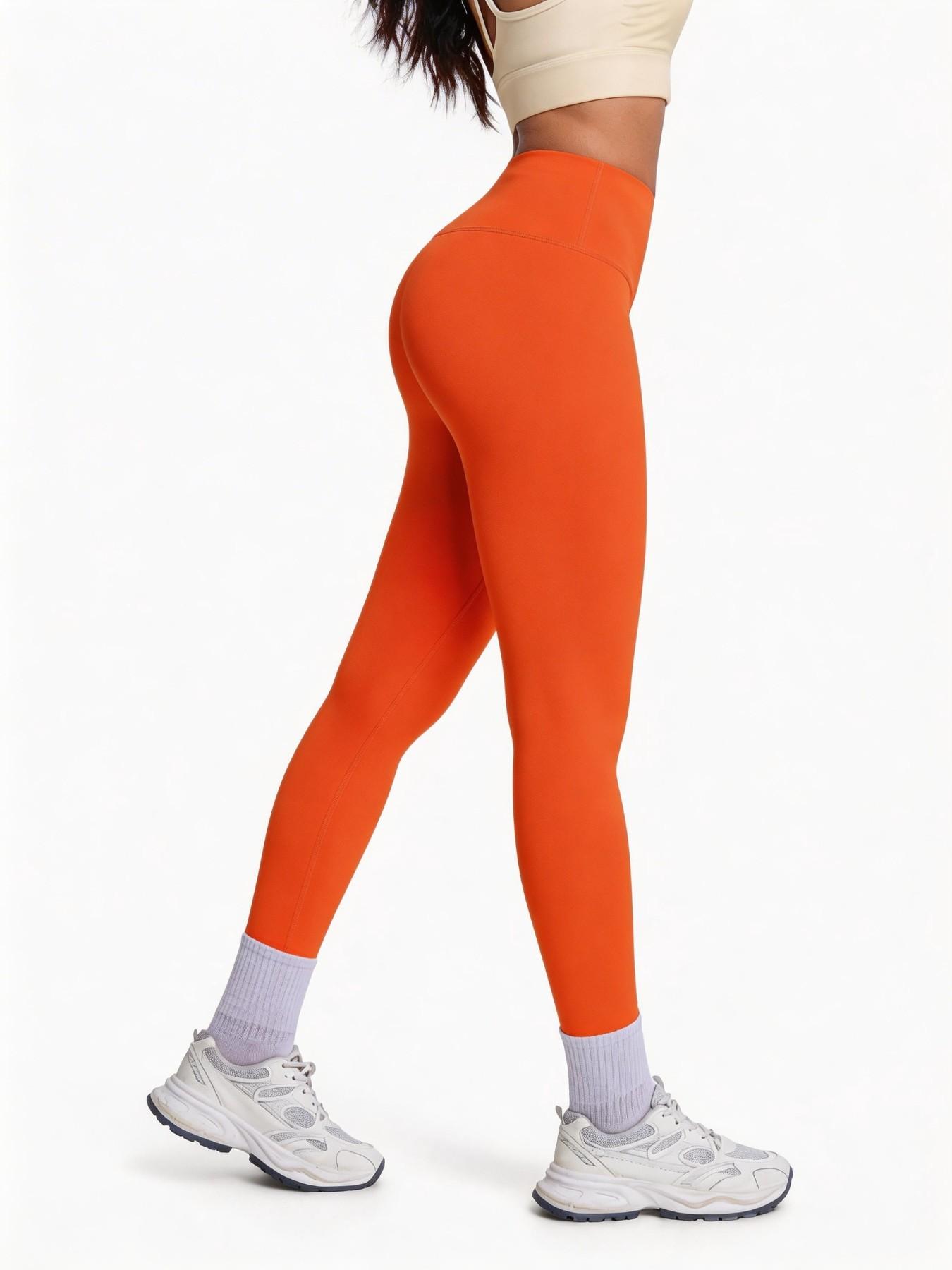 Women's High-Waist Yoga Pants, Cloud-Like Soft Tummy Control Workout Leggings, Anti-See-Through Butt Lifting Sports Long Pants, Gym Running