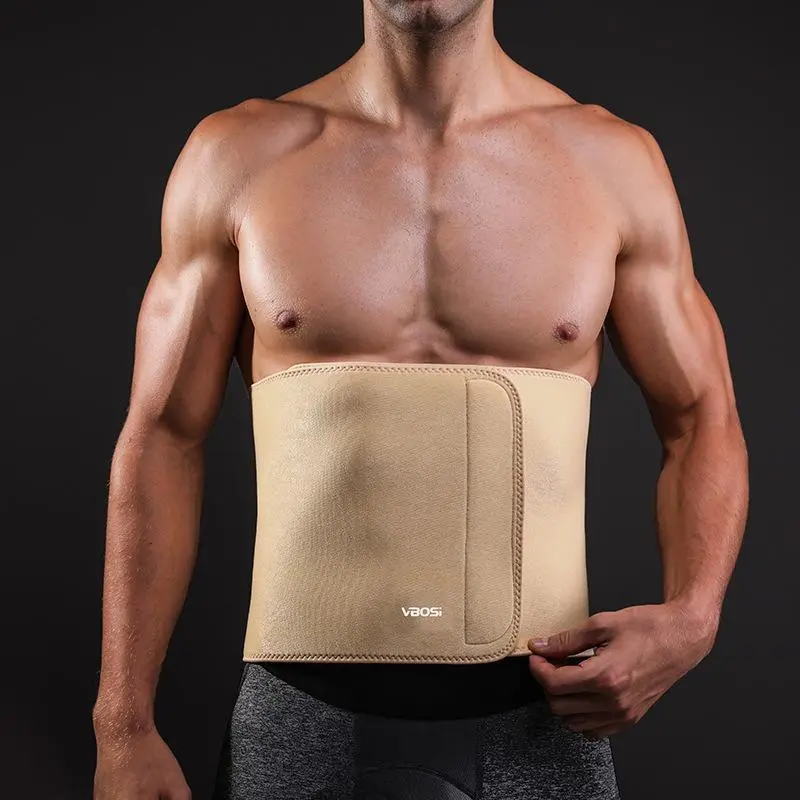 AOPLUS 1-Piece Elastic Waist Support Band - Lightweight Compression Breathable Wrap for Gym, Running, Sports & Outdoor Activities back corrector posture