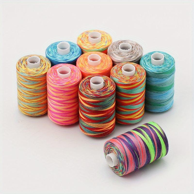 Sewing Thread Polyester Threads for Sewing Needlework Quilting Overlock Embroidery Hand Repair Thread Sewn Embroidery 1000yard