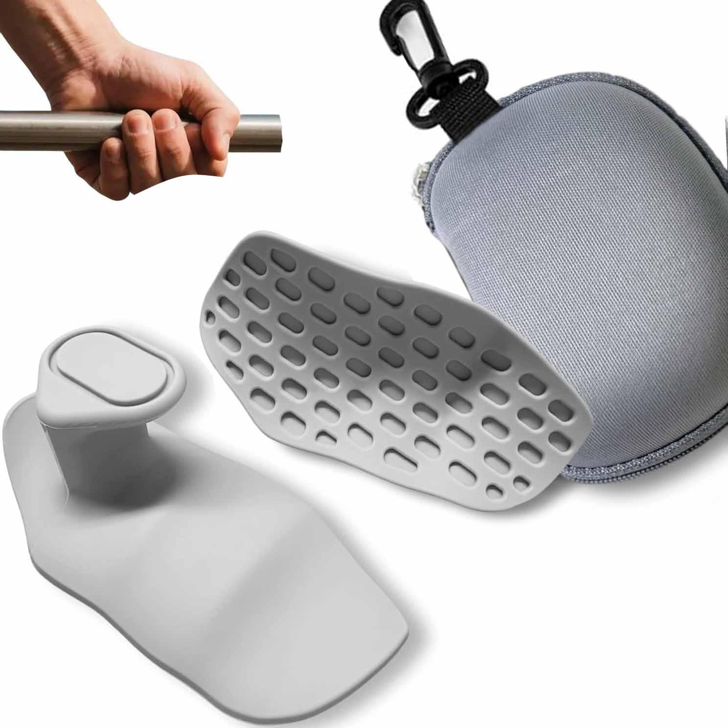 Anti-Slip Exercise Gloves, Ergonomic Rubber Hand Protection, Grip Band, Suitable for Weightlifting, Pull-Ups, Gym Training, Unisex