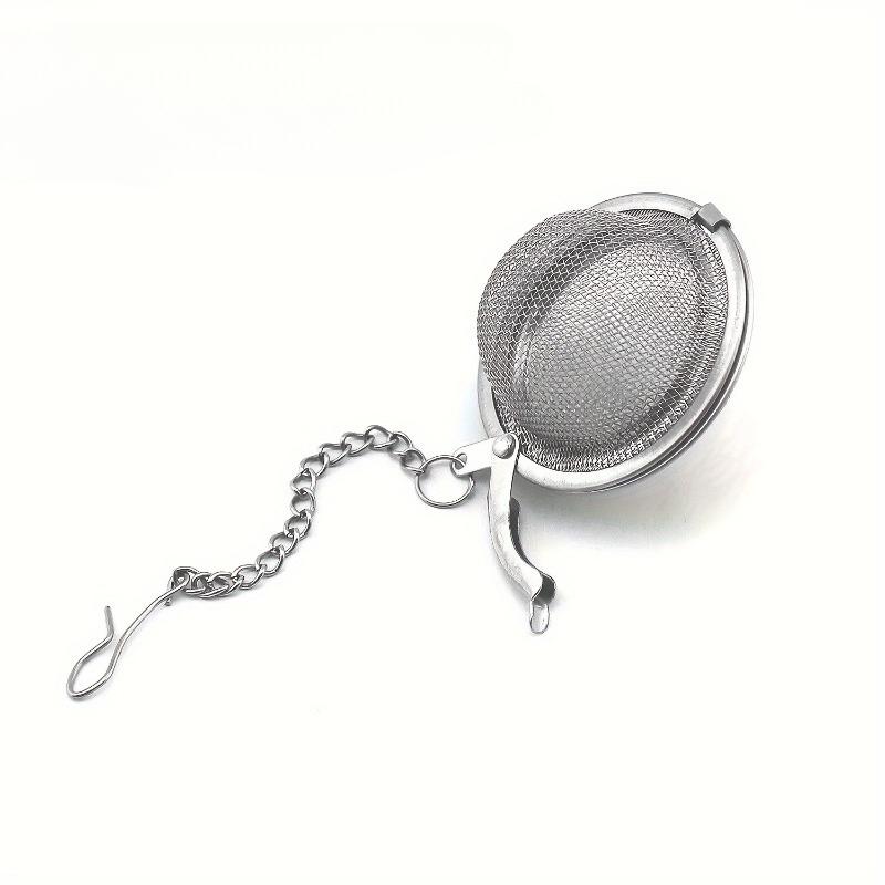 2 Pack Premium Stainless Steel Tea Ball Infuser, 2 Strainer Filters for Loose Leaf Teas. Ideal for Making the Perfect Cup or Pot. No Bags Required. Hook and Chain for Easy Removal