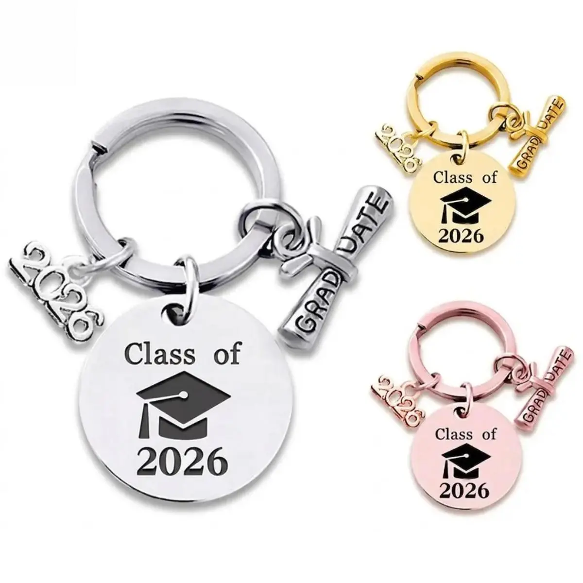 Class of 2026 Graduation Keychain – Senior Graduation Gift for Him & Her