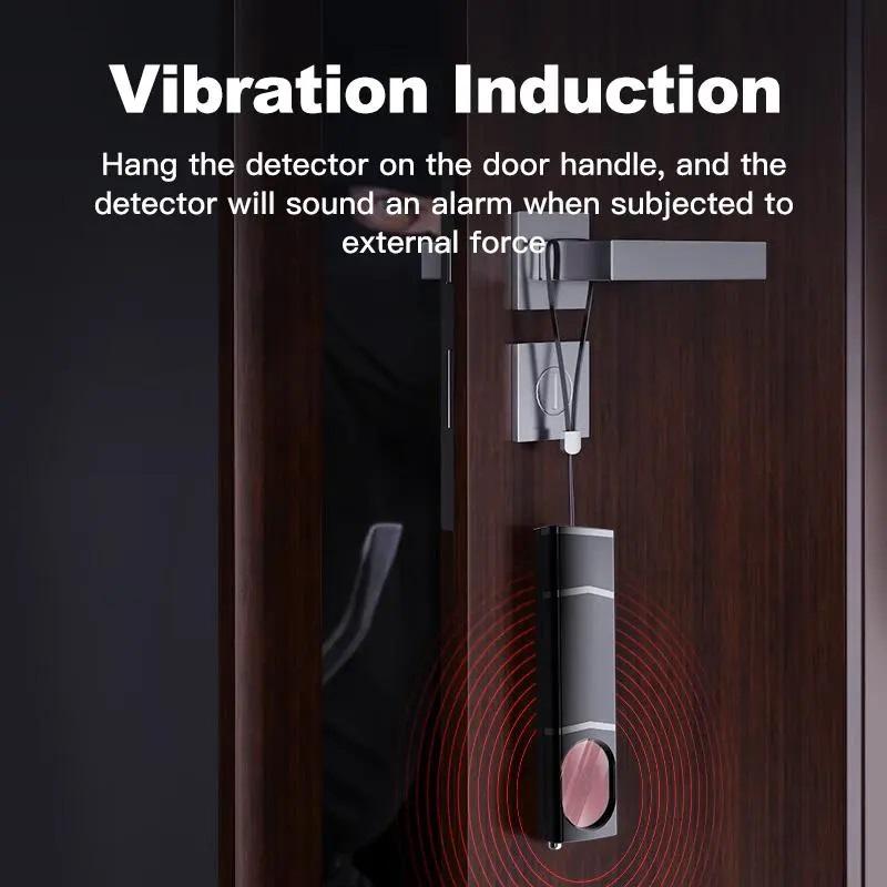 Hidden camera detector, spy camera detector, car GPS tracker detector, bug detector, RF signal detector, eavesdropping detector, 6 levels of sensitivity, 4 detection modes, 30 hours working time, suitable for travel, car, bathroom, office, hotel.