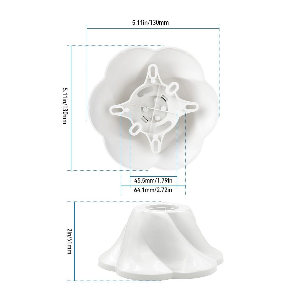 Rose E1b Bulb Socket Adapter, Rose Base, Lamp Holder Adaptor, Suitable for Home Office Industrial Use