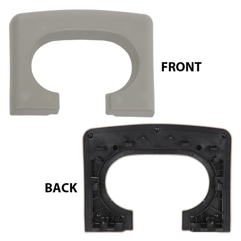 CROSSDESIGN Center Console Cup Holder Pad Replacement Fit For 2004-2014 Ford F150 Beige black -1pc Upgrade version CROSSDESIGN Center Console Cup Holder Pad Replacement Fit For 2004-2014 Ford F150 Beige black -1pc Upgrade version