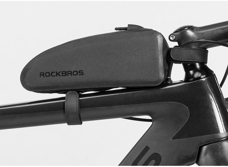 ROCKBROS Bike Top Tube Bag Bicycle Front Frame Bag Waterproof Bike Pouch Pack Bike Phone Bag Cycling Accessories Pouch for Mountain Road Bike Large ROCKBROS Bike Top Tube Bag Bicycle Front Frame Bag Waterproof Bike Pouch Pack Bike Phone Bag Cycling Accessories Pouch for Mountain Road Bike Large