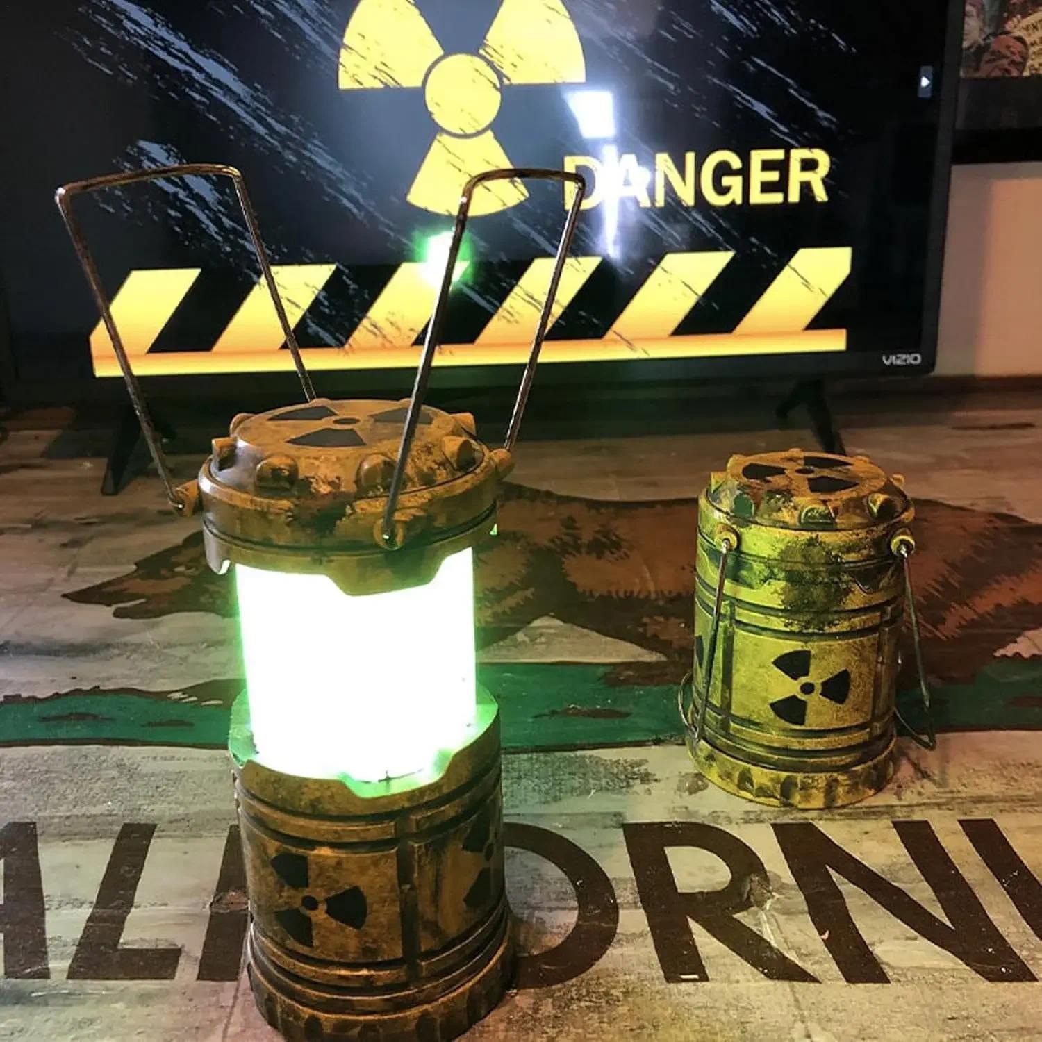 Simulation Nuclear Reactor Lantern Handheld Camping Light Halloween/Christmas Party Decor Night Light Home Decor Ornaments Birthday Gift