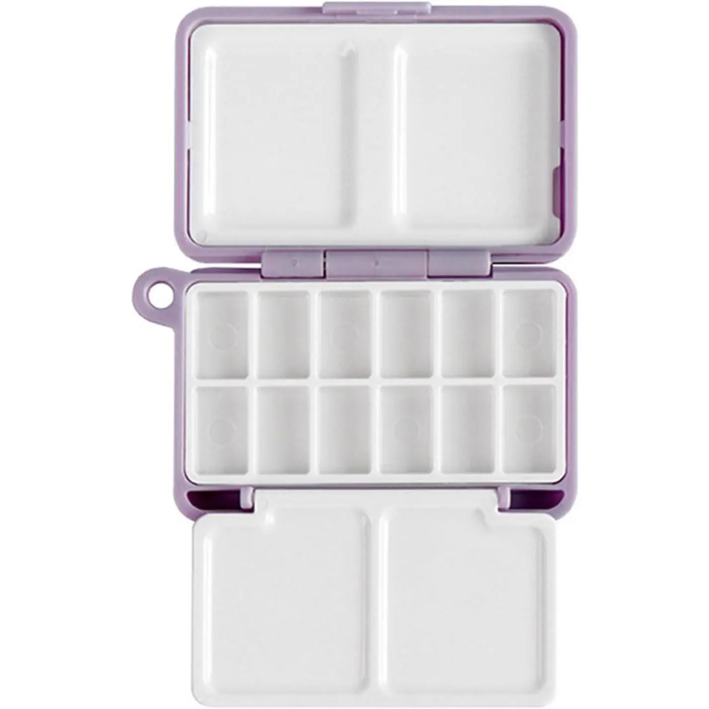 Portable Folding Watercolour Paint Box Storage Case Paint Mixing Tray for Oil Acrylic Paints