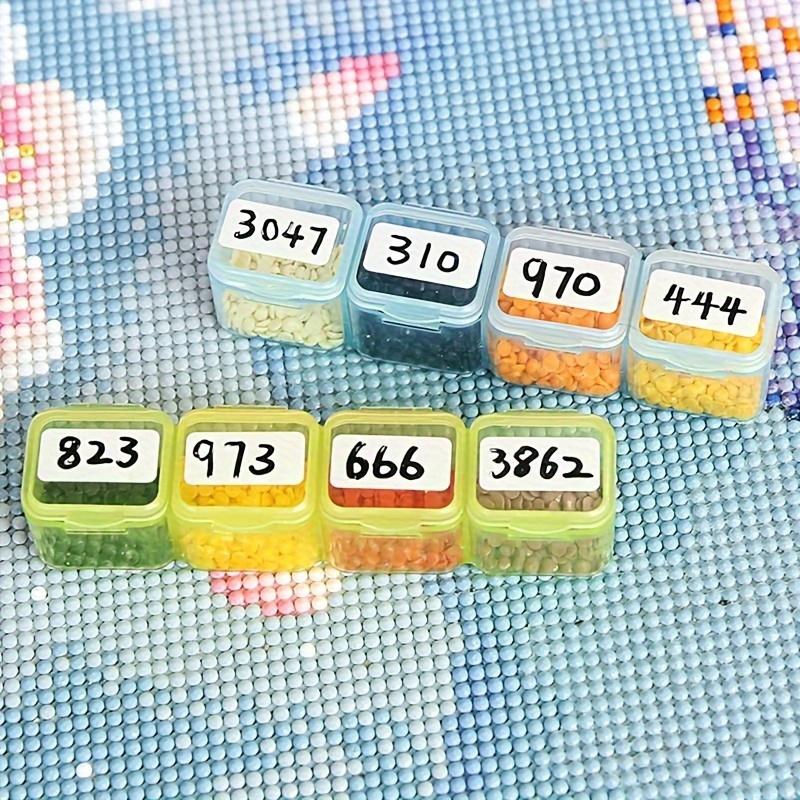 3000pcs/roll Diamond Painting Tools - Square and Round Classification Label Stickers for Easy Diamond Distinguishing and Storage, Crafts, Decoration, Sticker Labels, Craft Supplies