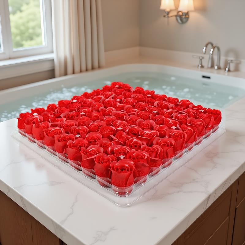 81 Piece Soap Rose Artificial Flowers, Wedding Decorations, Valentine's Day Gift, Living Room Home Decoration, Festival Decor, Table Arrangement