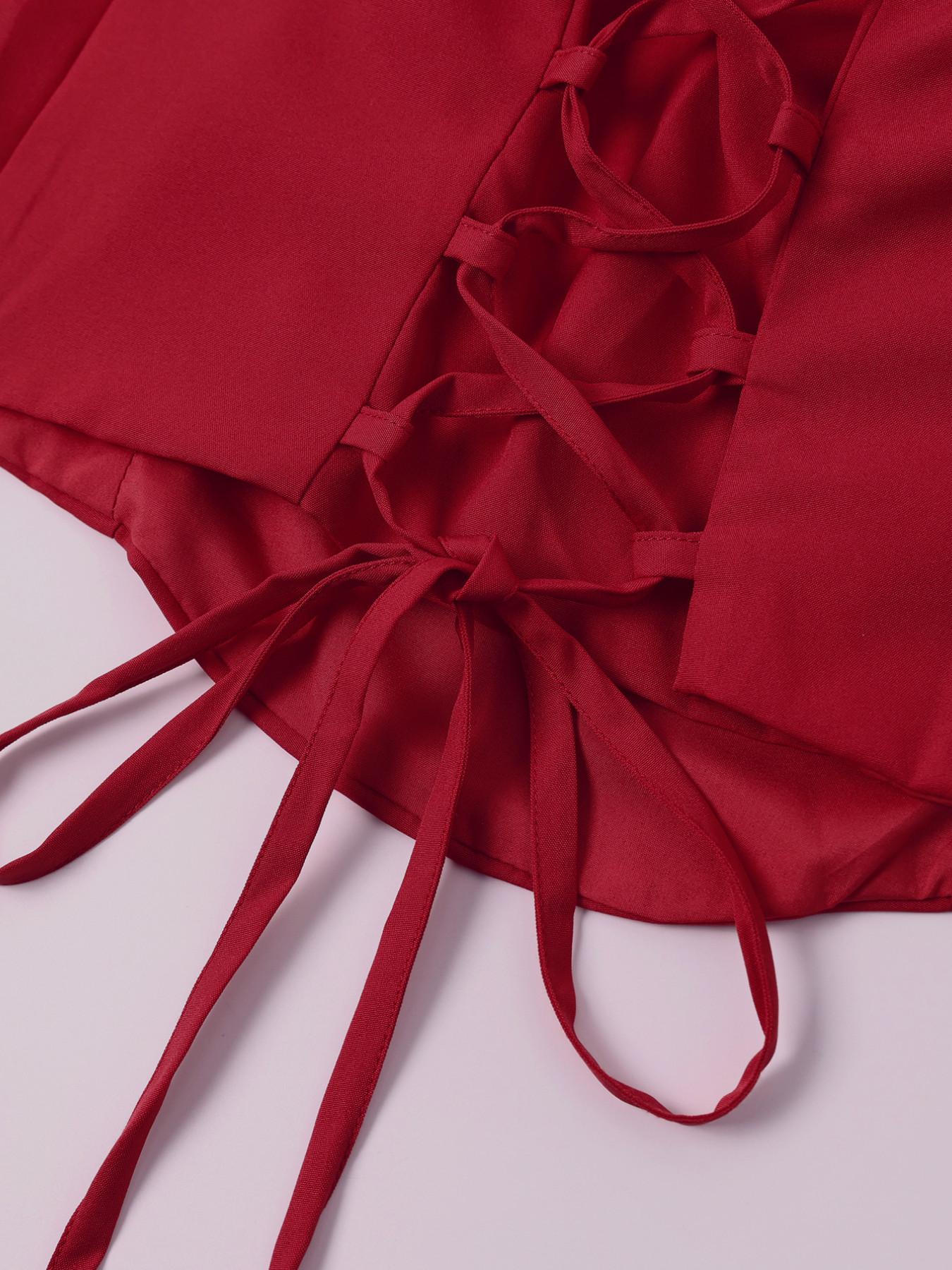 Backless Cross Strap Lace Patchwork Bodycon Short Top, Sexy Fashion Elegant Party Vacation Short Top, Stylish and Chic Design