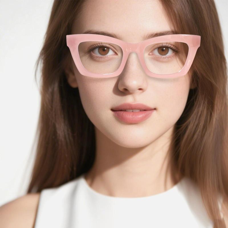 DEAAOK 3 Pack Oprah Style Reading Glasses for Women Blue Light Blocking Square Fashion Readers with Spring Hinge Computer Eyeglasses