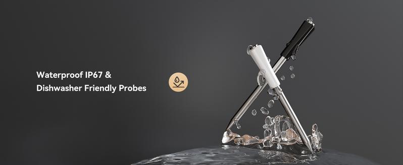 INBKIRD wireless thermometer, WIFI&Bluetooth meat thermometer, magnetic suction, suitable for cooking, kitchen tools,Holiday Gifts TikTokShopBlackFriday INBKIRD wireless thermometer, WIFI&Bluetooth meat thermometer, magnetic suction, suitable for cooking, kitchen tools,Holiday Gifts TikTokShopBlackFriday