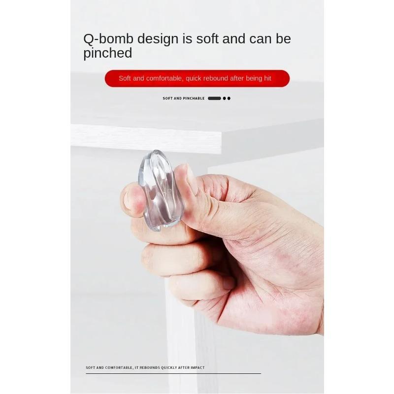 Silicone Corner Protectors, Soft Padding for Table Corners, Window Edge Guards, Furniture Hardware Type, Full Protection for Home Decor