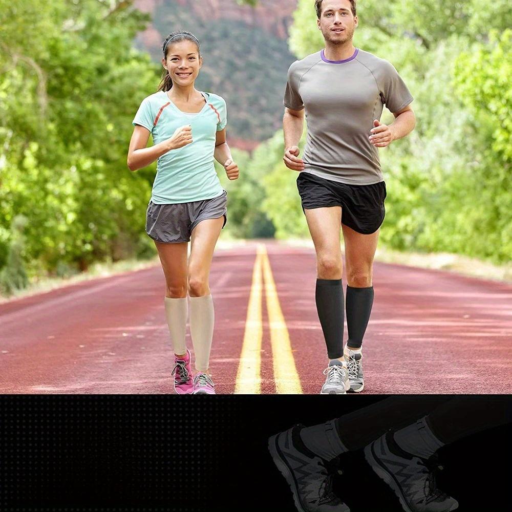 No-Foot Compression Socks - Lightweight Breathable Recovery Sleeves for Sports & Daily Wear, Machine Washable