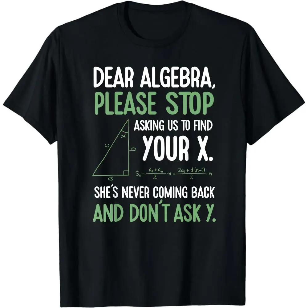 Men's 100% Cotton Shortleeve Tops - Funny "Find Your X" Math Pun Graphic Tee, Loose-Fit Seamless Ribbed Round Neck, Smooth Elastic Casual Geeks' Foldable X Symbol Print Shirt