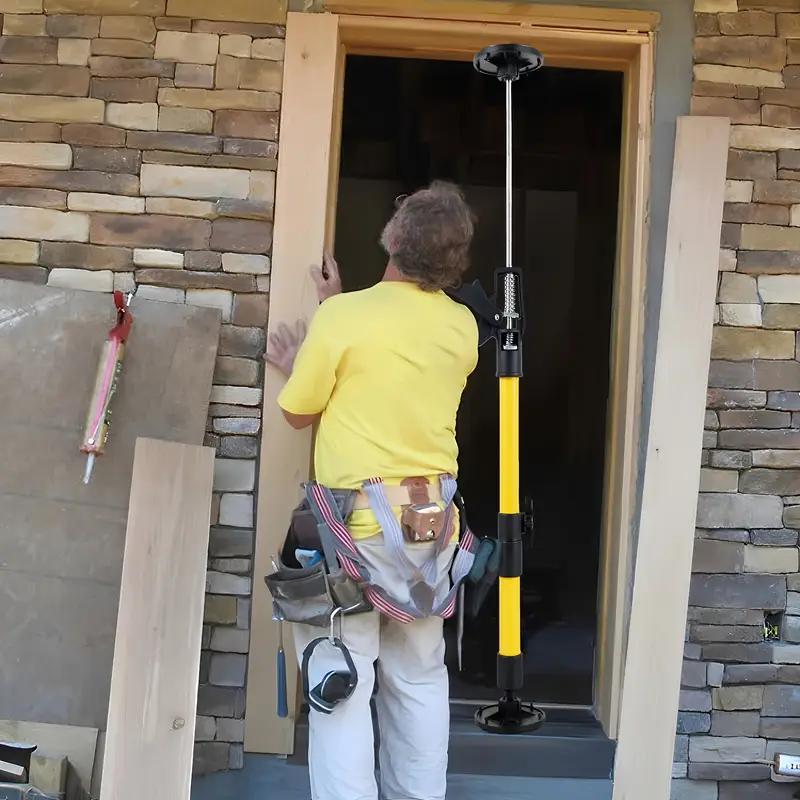 2pcs Telescopic Support Rods, ABS Metal, 88.18 lbs, Adjustable Manual Steel Joint, Non-slip Woodworking Tool for Cabinets, Panels, Stairs, Porches, and Deck Doors.