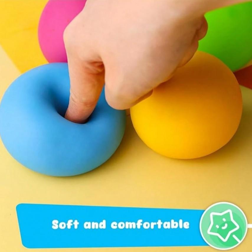 Color Changing Stress Ball Set, Adult Relaxation Toy, Extra Large Squishy Soft Ball, Elastic Stress Relief Ball, Anxiety Relief