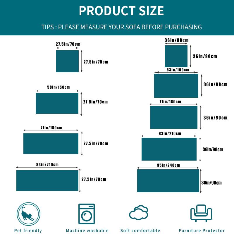 1pc Vintage Solid Color Quilted Non-Slip Washable Plush Sofa Cover, Modern Minimalist Pet-Friendly Furniture Protector, Living Room & Bedroom Decor