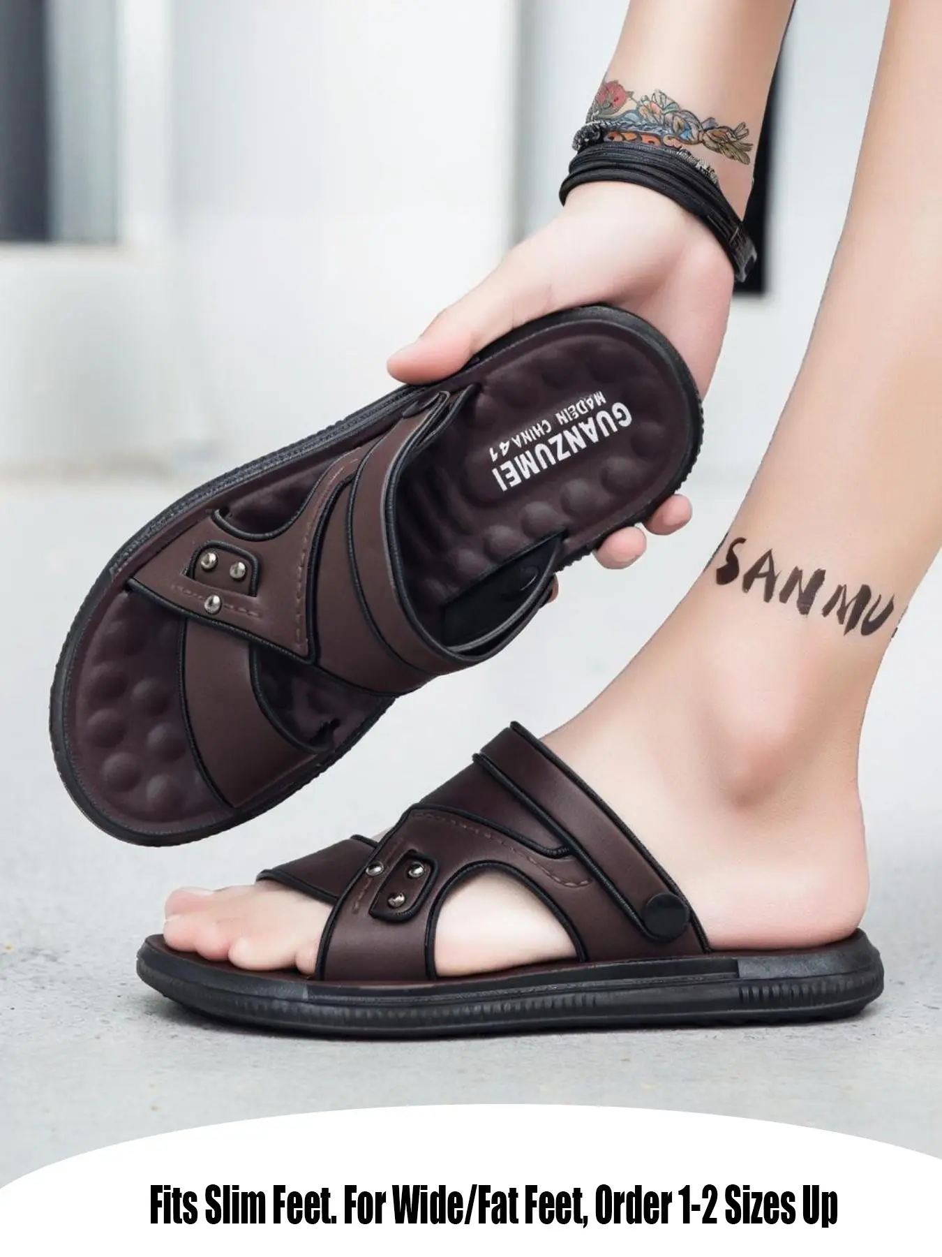 Men's Casual Solid Color Beach Sandals, Fashionable Toe Thong Sandals for Outdoor Beach, Daily Wear, Breathable Comfortable Shoes for Men