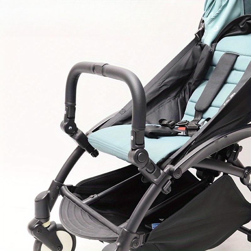 1pc Adjustable Multi-Position Stroller Handlebar with Detachable Middle Section Secure Locking Stroller Accessory