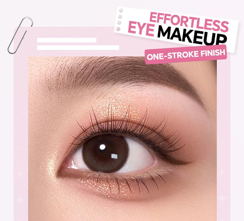 Three-Color Gradient Eyeshadow Stick, Matte Finish, Waterproof, Long-Lasting, Neutral Shades, Easy Application, Perfect for All Skin Types