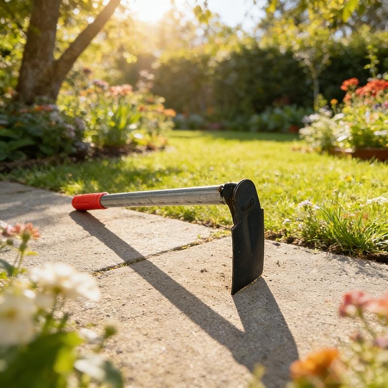 Steel Handle Garden Hoe Tool, Ideal for Planting and Weeding, Suitable for Vegetable Gardens and Gardens