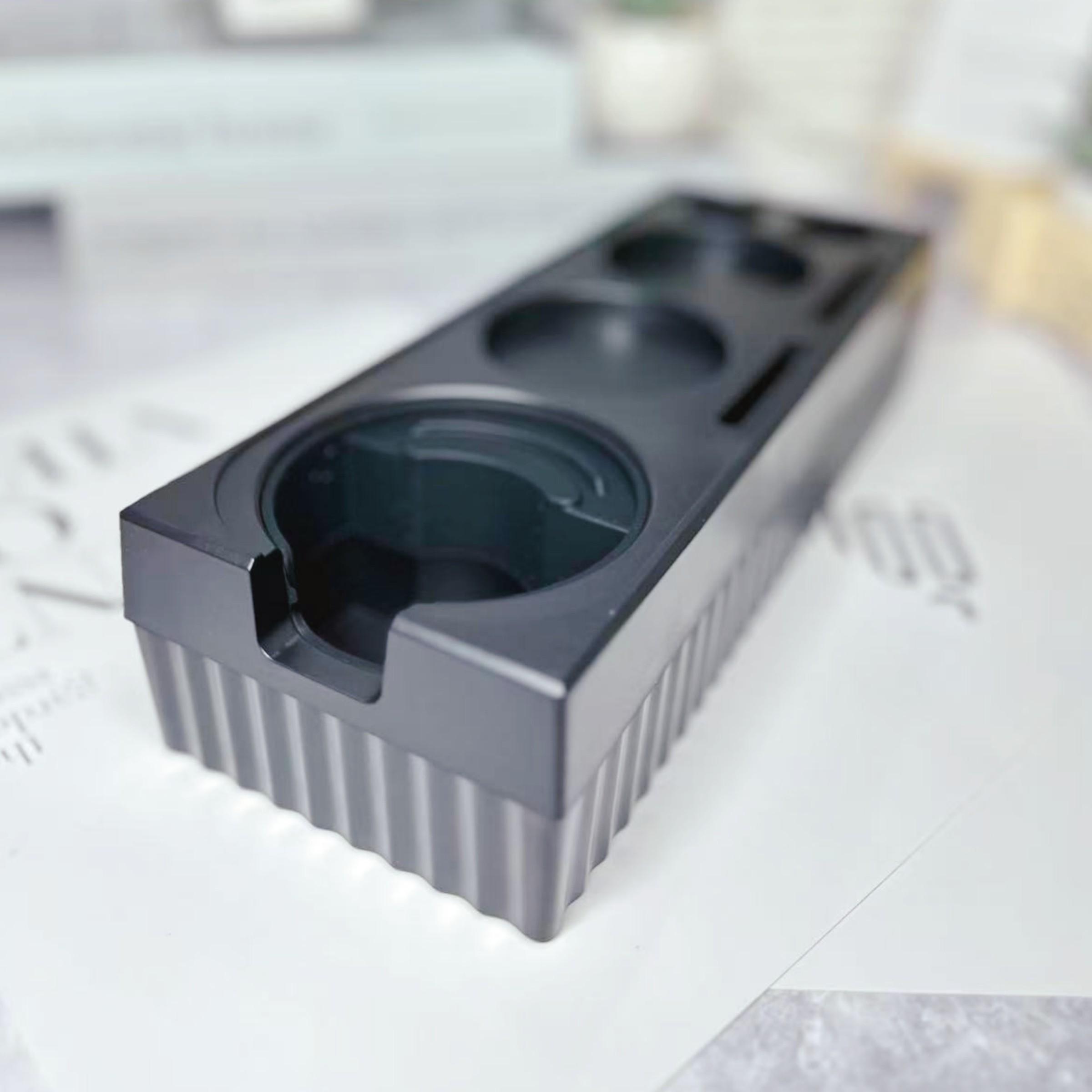 Espresso Tamping Station, Espresso Organizer Station Fit for 51/54/58mm Espresso Accessories, Plastic Espresso Station Coffee Tamper Station, Multifunctional Coffee Tools Organzier