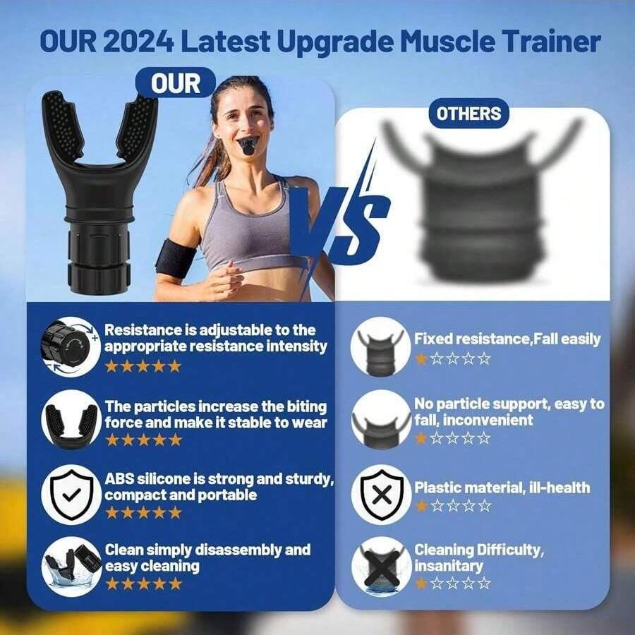 Portable Adjustable Resistance Lung Exerciser, Breath Training Device for Enhanced Respiratory Health, Ideal for Home & Office Use