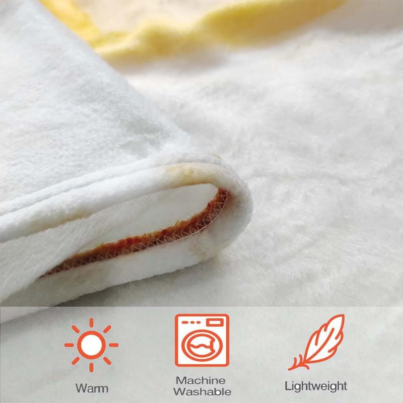 Food Themed Blanket, 1/2 Counts Realistic Donut & Pizza & Tortilla Pattern Throw Blanket, Soft Comfortable Nap Blanket for Home & Office