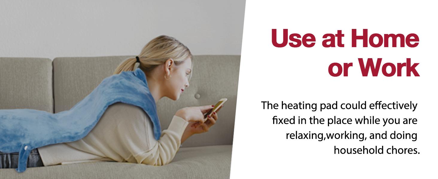 DailyLife Portable Heated Shawl, 26"x35" Electric Heating pad for Back Pain Relief - 6 Heat Settings, Auto-Off, Machine Washable, Warming Mat, Gifts for Women, Mom, Mother’s Day, FathersDayGift DailyLife Portable Heated Shawl, 26"x35" Electric Heating pad for Back Pain Relief - 6 Heat Settings, Auto-Off, Machine Washable, Warming Mat, Gifts for Women, Mom, Mother’s Day, FathersDayGift