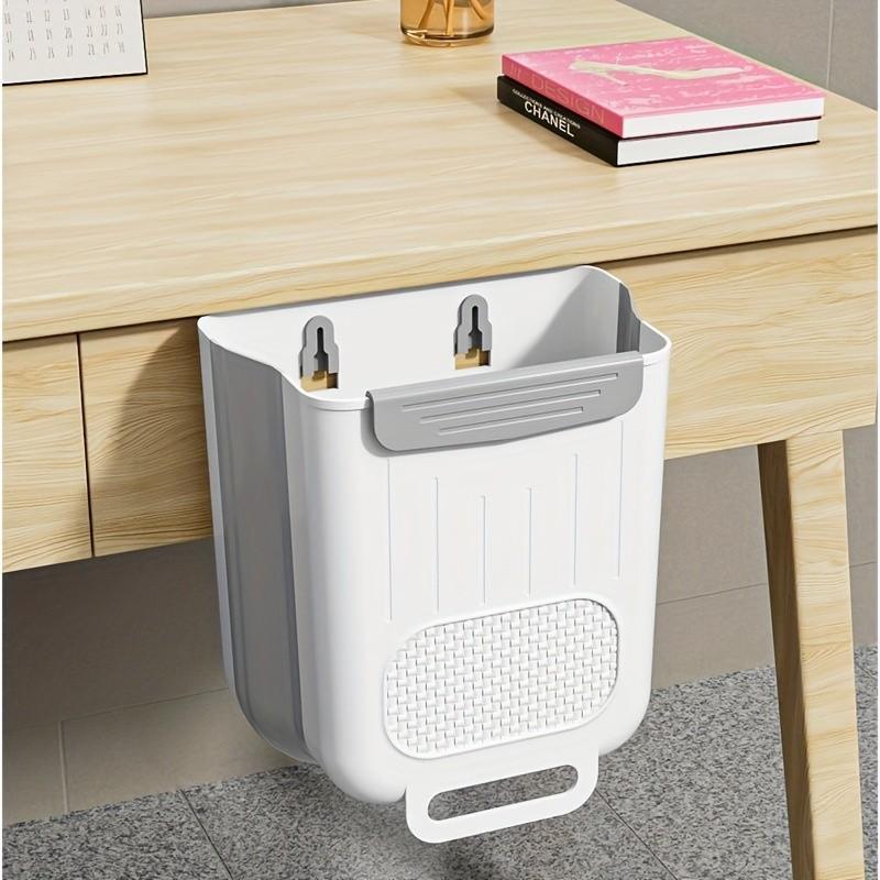 Wall-Mounted Foldable Kitchen Trash Can, Space-Saving Waste Bin, Easy-Clean Garbage Disposal, Perfect for Small Kitchens
