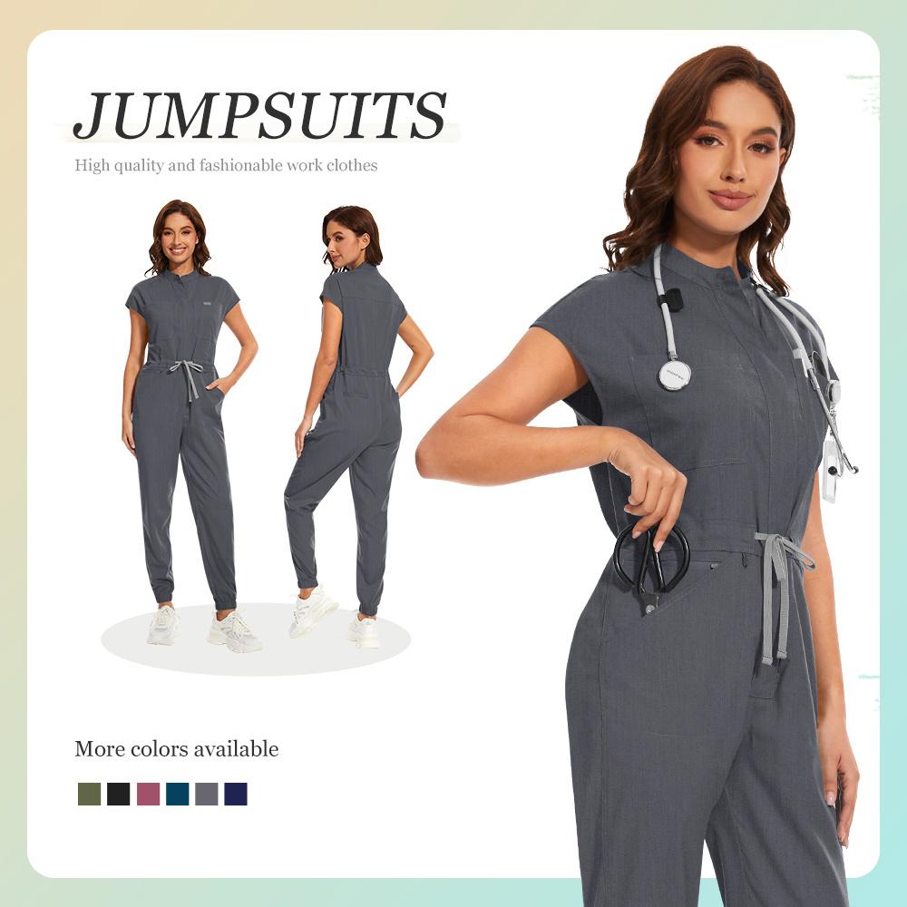 Ladies Doctor Brush Pants Beauty Salon Hand Washing Work Clothes Nursing Home Hand Washing Clothes with Zipper