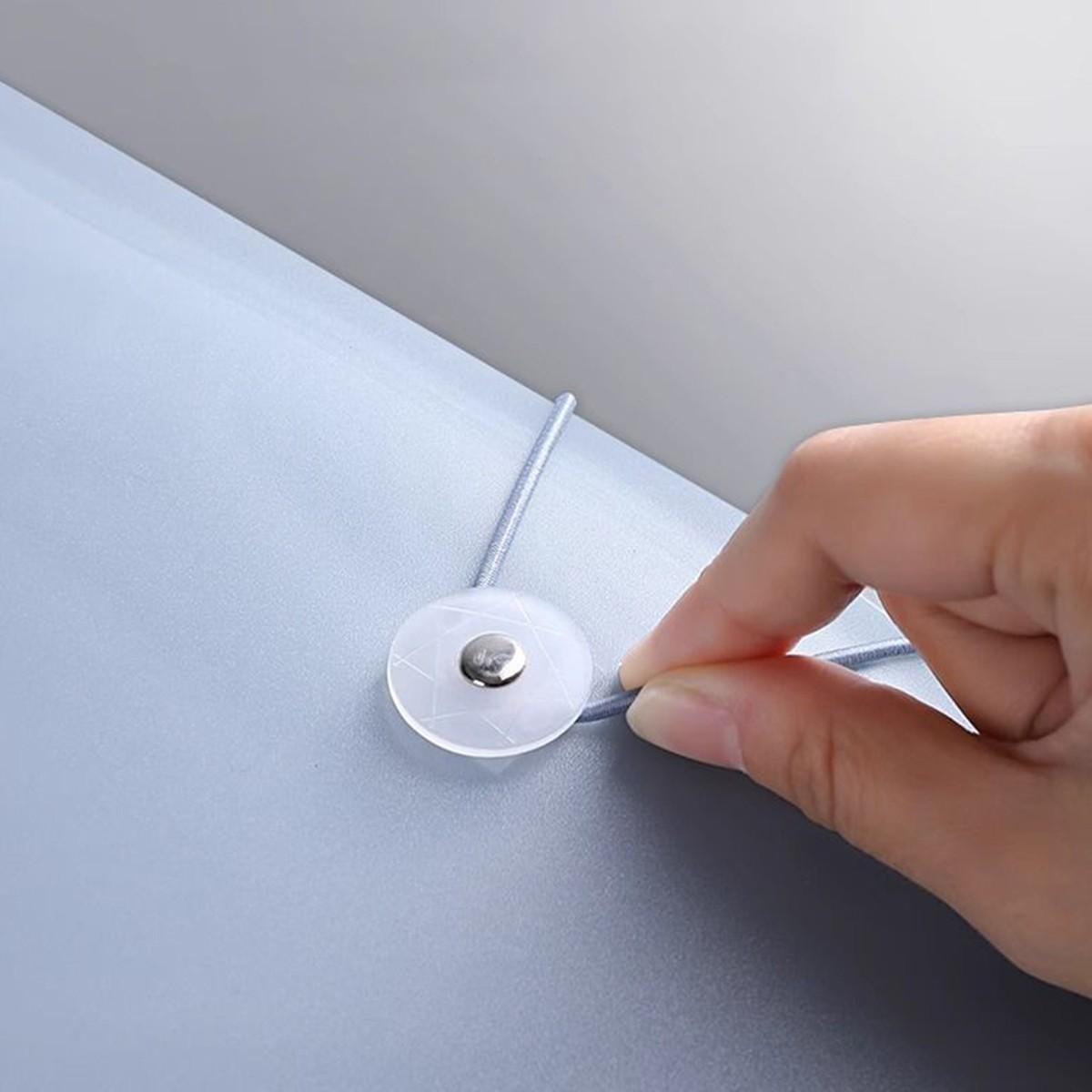 Random Color A4 Size Clear File Folder Pocket, Document Organizer for Students, Art Supplies Storage, School Essentials