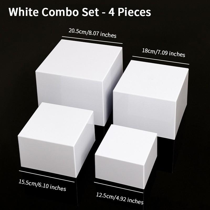 Transparent Round Cake Stand (3-10 Inches), Reusable Party Cake Base Holder, Bakery Display Service Tray, Ideal for Weddings and Parties