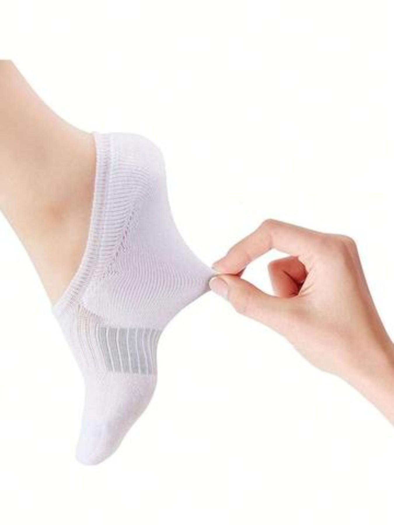 5 Pairs Women's Summer Thin Boat Socks, Non-Slip Invisible Low-Cut Sports Socks, Comfortable Daily Wear, Soft and Flexible, Anti Slip Socks