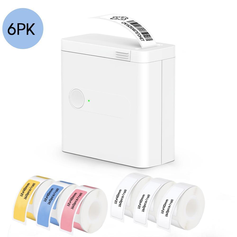 Mini Sticker Printer Bluetooth-compatible Label Maker, Portable Thermal Sticker Maker for Home Office Organization, Durable Design & Easy-To-Use Features