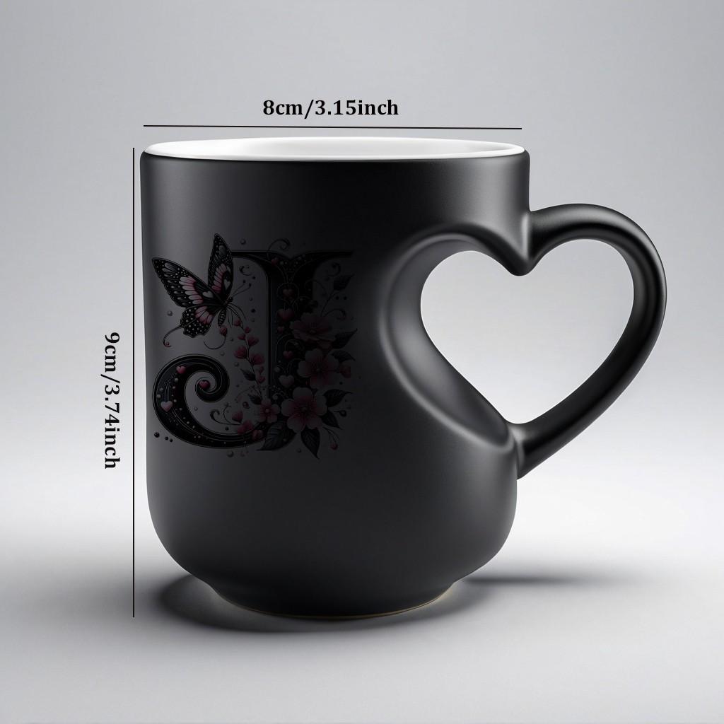 Charming Bunny Mug, Warmth in Every Sip, Magic Color-Changing Mug, Heart-Handle Design, Perfect Valentine's Day Gift for Couples