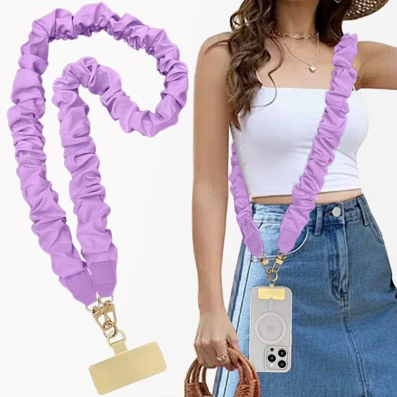 Foldable Cloud Phone Lanyard, Crossbody Anti-Loss Neck Strap, Suitable for All Models, Summer Commute Women's Accessory